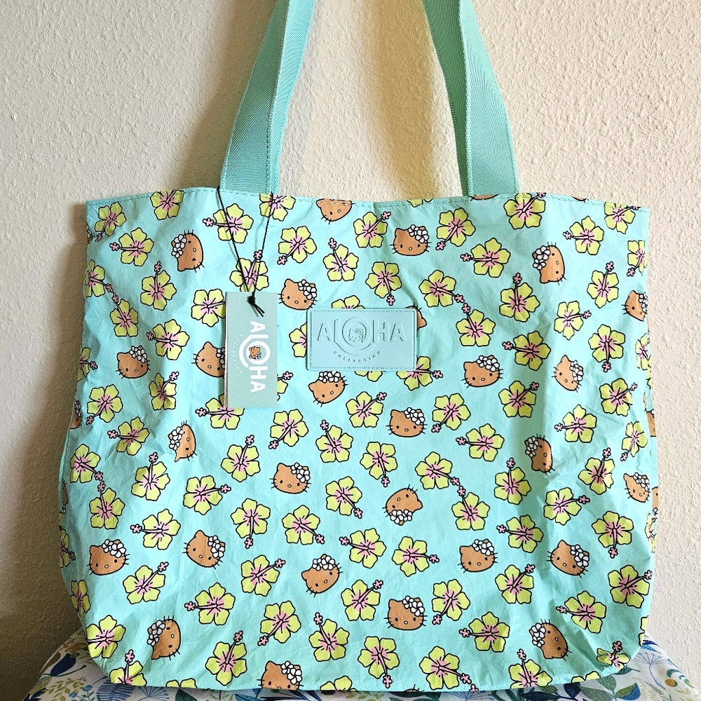 🌺 Aloha Collection x Hello Kitty Day Tripper Teal Tan | DFS Exclusive [NWT!]